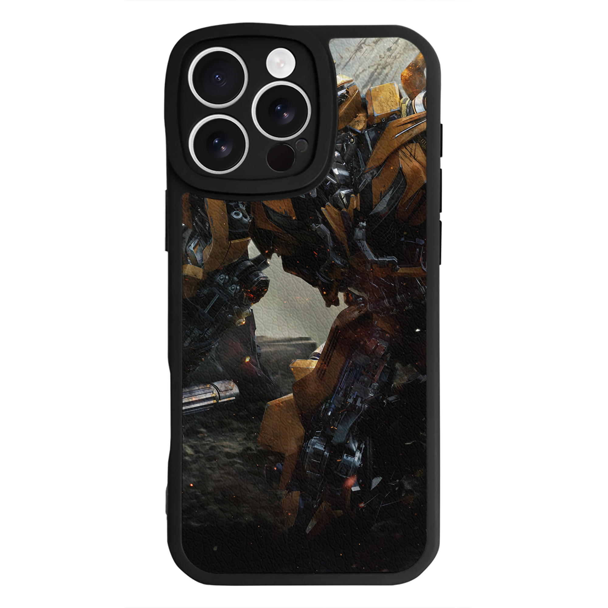 （画像用） Transformers トランスフォーマー 【iPhone 16シリーズ対応】シリコンスマホケース（レザー調） 材質：シリコン